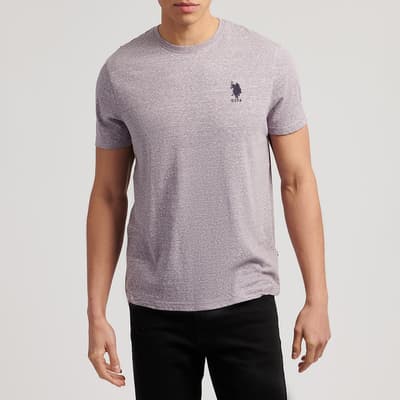 Purple Cotton Blend T-Shirt