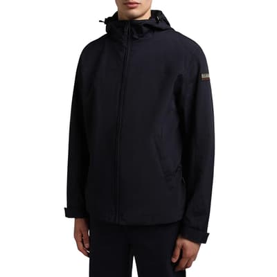 Navy Shelter Hooded Jacket