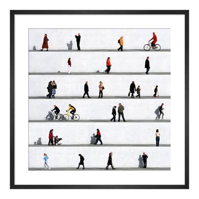 Wall People Detail No.6 Framed Print