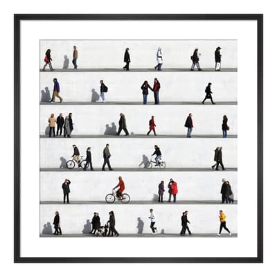 Wall People Detail No.2 Framed Print