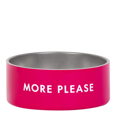 Pet Bowl (S/M), Colorblock Red/Pink (More Please)