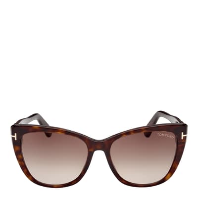 Womens Brown Tom Ford  Sunglasses 57mm