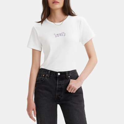 White Rickie Cotton T-Shirt