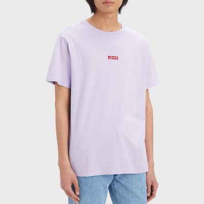 Lilac Relaxed Cotton T-Shirt