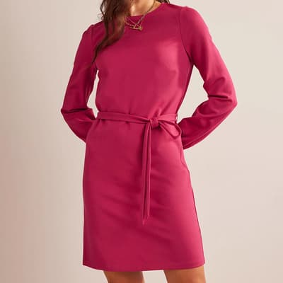 Pink Violet Ponte Shift Dress