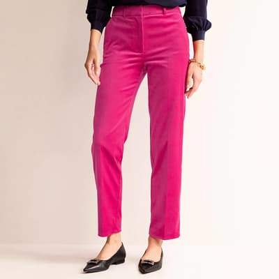 Pink Kew Velvet Trousers