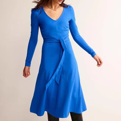 Blue Bella Ponte Midi Dress