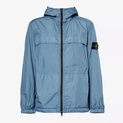 Blue Field Hooded Jacket