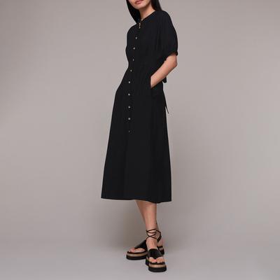 Black Amber Midi Dress