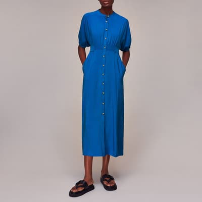 Blue Amber Midi Dress
