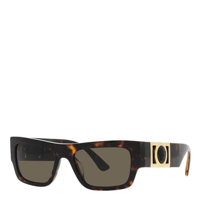 Men's Brown Versace Sunglasses 53mm 