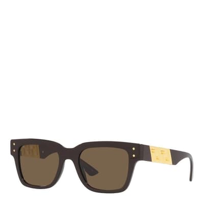 Men's Brown Versace Sunglasses 52mm 