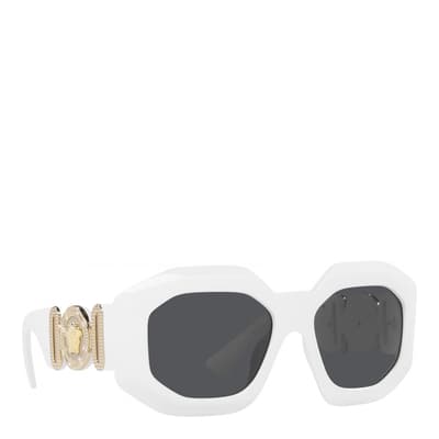Women's White Versace Sunglasses 54mm 