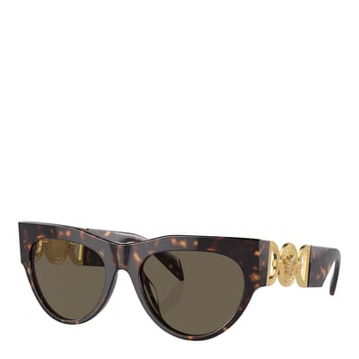 Women's Brown Versace Sunglasses 56mm 
