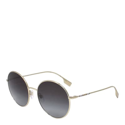 Women's Gold Burberry Sunglasses 58mm