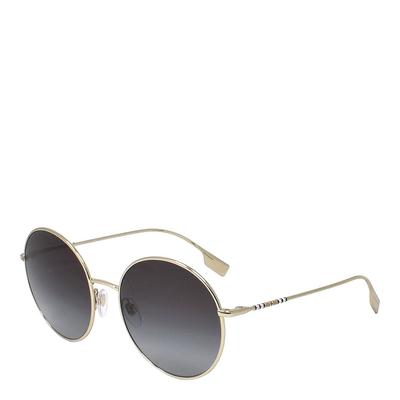 Women's Gold Burberry Sunglasses 58mm 