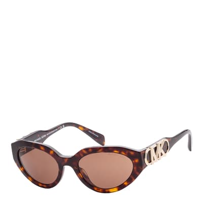 Women's Brown Michael Kors Sunglasses 53mm