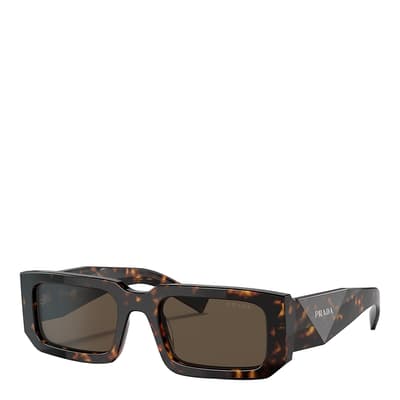 Unisex Brown Prada Sunglasses 53mm