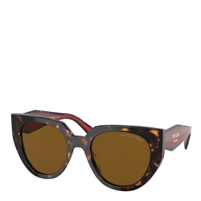 Women's Brown Prada Sunglasses 52mm