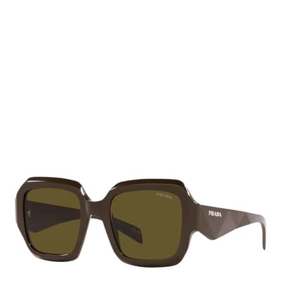 Women's Brown Prada Sunglasses 53mm 