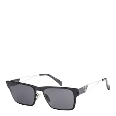 Men's Black Prada Sunglasses 56mm 