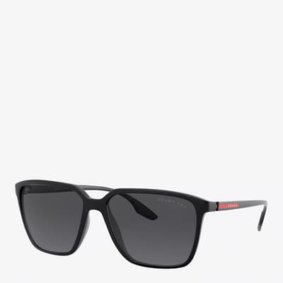 Men's Black Prada Sunglasses 58mm 