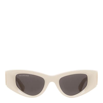 Women's White Balenciaga Sunglasses 48mm