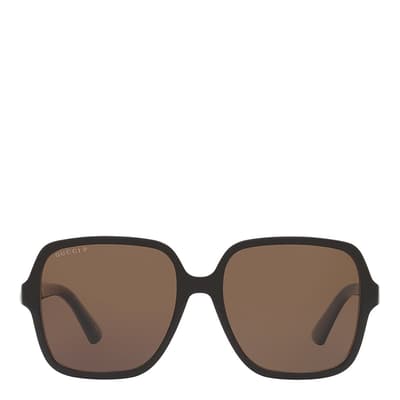 Women's Black Gucci Sunglasses 58mm