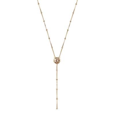 Gold Dot Chain Necklace