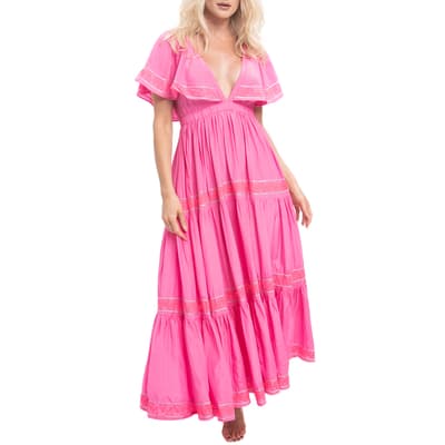 Pink Tilly Maxi Dress