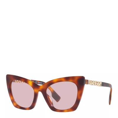 Women's Brown Burberry Sunglasses 52mm