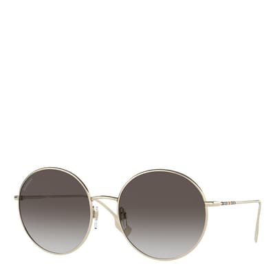 Women's Light Gold & Grey  Burberry Sunglasses 58mm