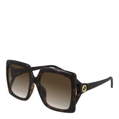 Women's Brown Gucci Sunglasses 59mm