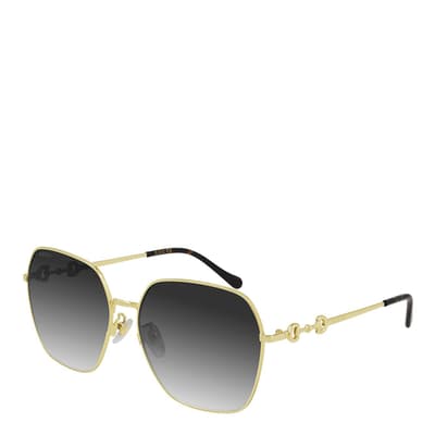 Women's Grey Gucci Sunglasses 60mm