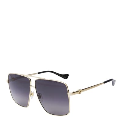 Women's Gold Gucci Sunglasses 52mm