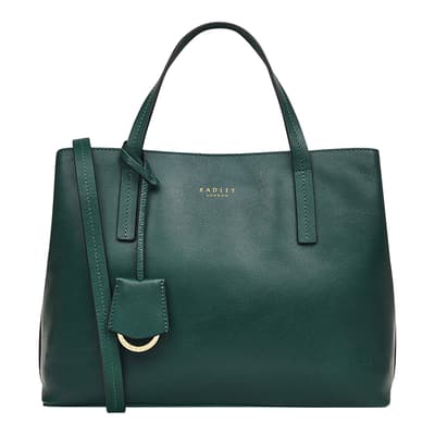Green Dukes Place Medium Ziptop Grab Bag