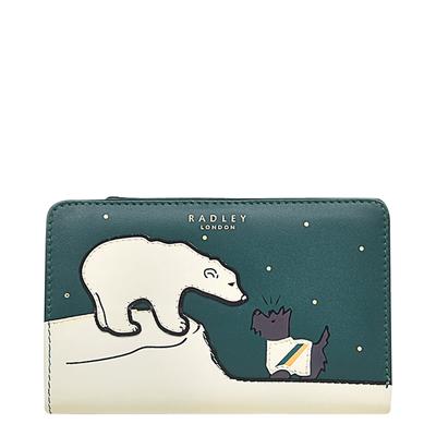 Green Bear With Me Medium Bifold Purse