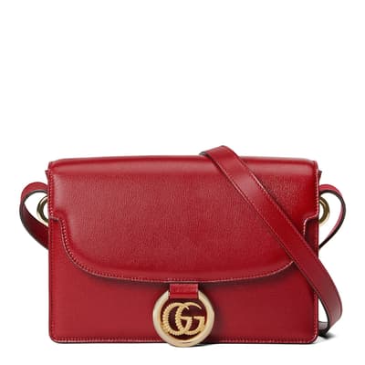 Gucci Crossbody Bag Women Leather In Red