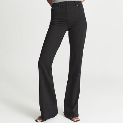 Black Beau Skinny Flare Stretch Jeans