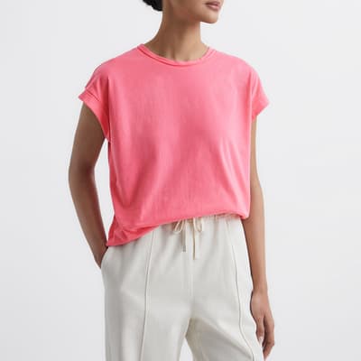 Pink Tereza Cotton T-Shirt