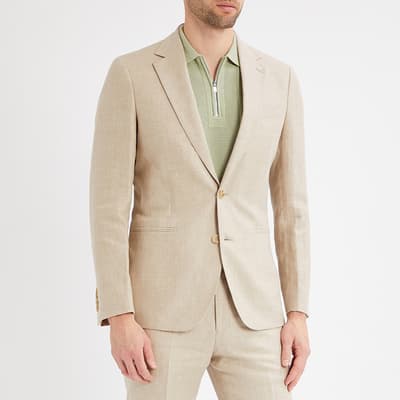 Sand Gosnold Linen Suit Jacket