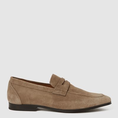 Stone Bray Suede Loafers