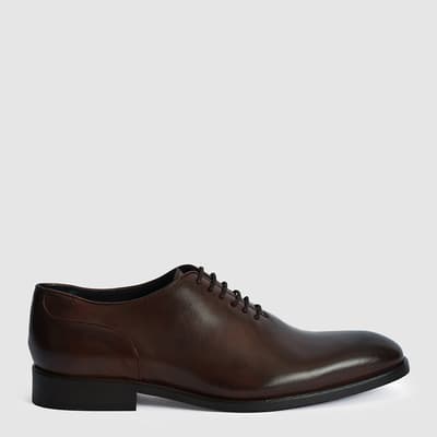 Dark Brown Bay Lace Up Leather Formal Shoes