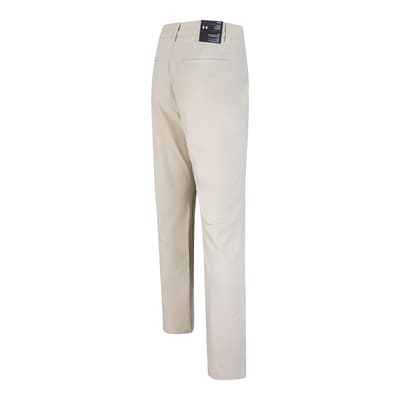 Beige Under Armour Tech Performance Trousers