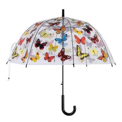 Multi-Colour Transparent Birdcage Walking Umbrella