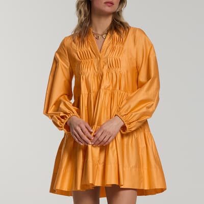 Orange Pesada College Dress 