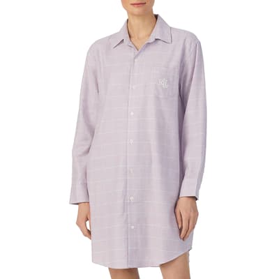 Purple Check Sleepshirt