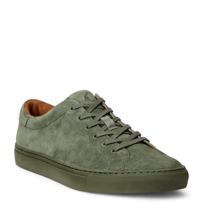 Green Jermain Suede Trainers