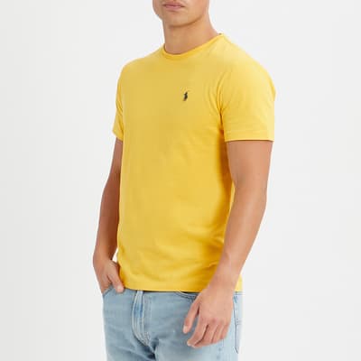 Yellow Short Sleeve Cotton T-Shirt