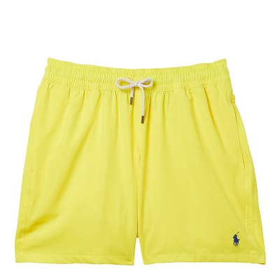 Yellow Traveler Stretch Swimming Shorts